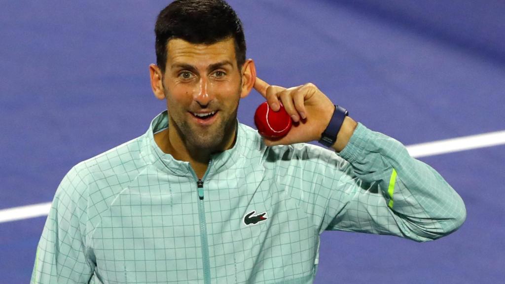 Novak Djokovic, en el ATP de Dubái