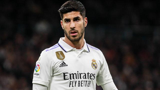 Marco Asensio, en un partido del Real Madrid de la temporada 2022/2023