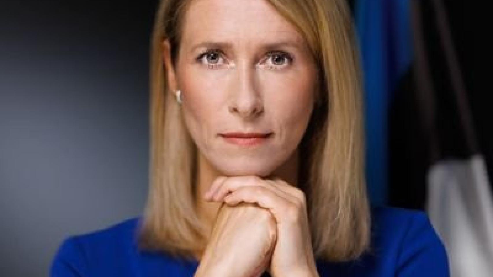 Kaja Kallas, primera ministra de Estonia.