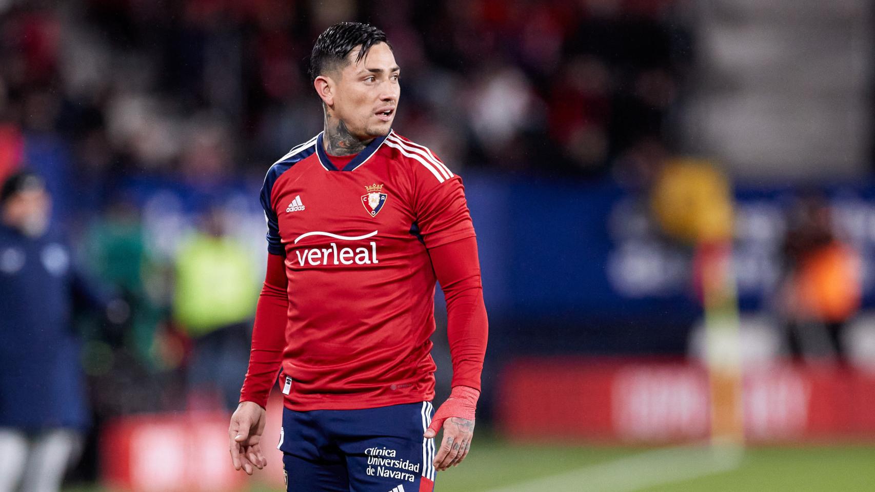 Chimy Ávila, durante un partido de Osasuna