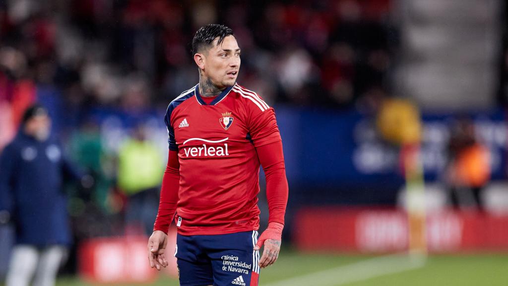 Chimy Ávila, durante un partido de Osasuna
