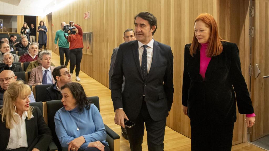 El consejero de Medio Ambiente, Vivienda y Ordenación del Territorio, Juan Carlos Suárez-Quiñones, en Salamanca