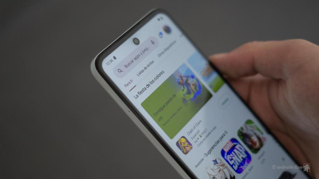 Google Play en el Moto G23