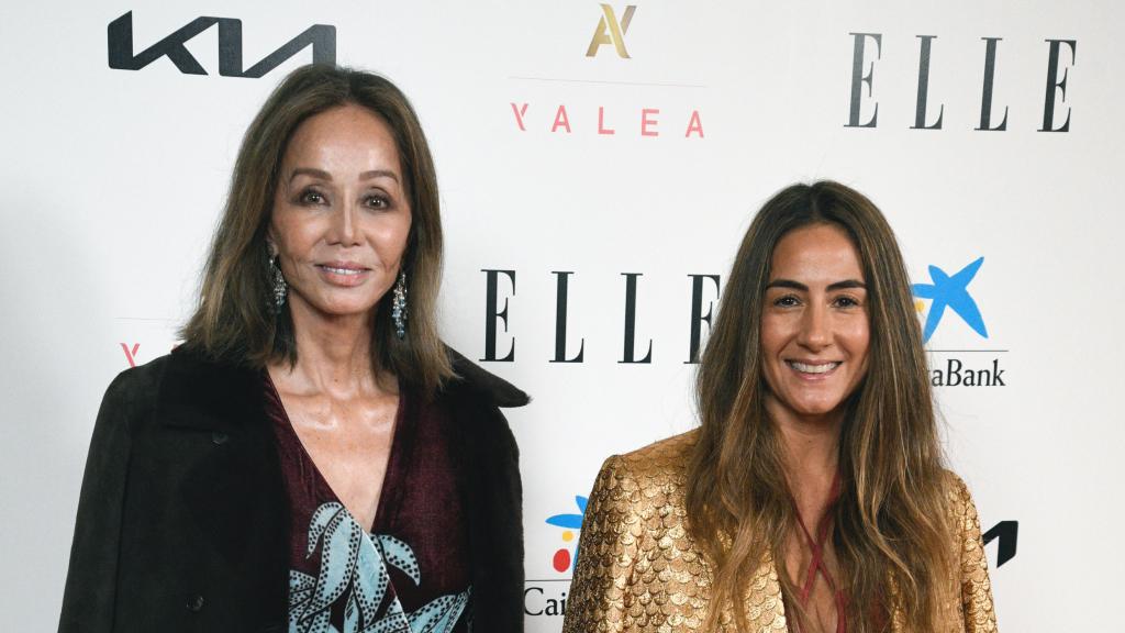 Isabel Preysler y Johanna Ortiz.