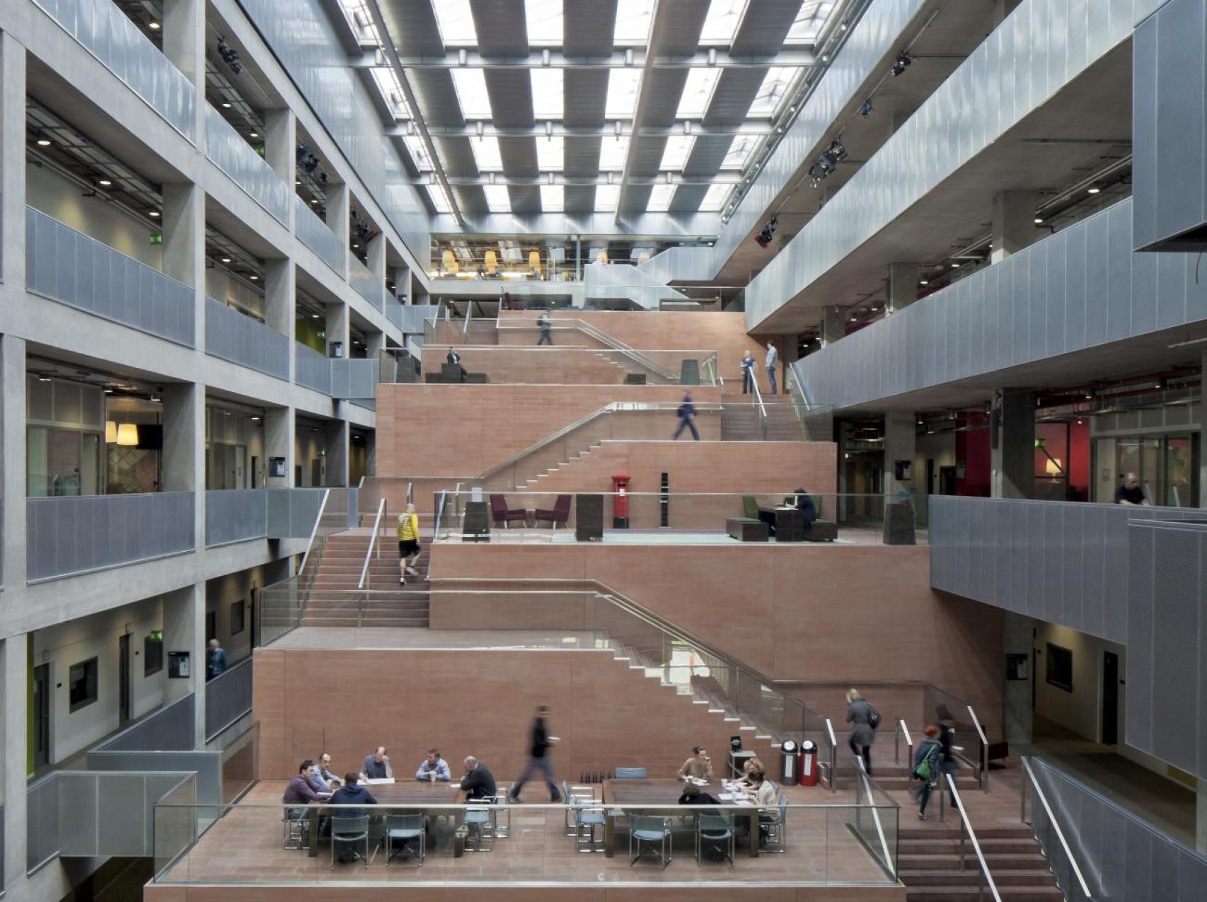Sede principal de BBC Scotland en Glasgow (2007). Foto: Ute Zscharnt