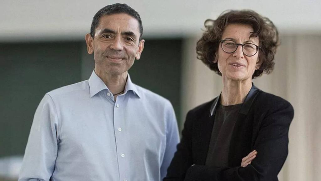 Los fundadores de BioNTech, Ugur Sahin y Özlem Türeci.