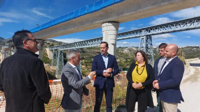 Miguel Barrachina, en su visita a las instalaciones, este martes.
