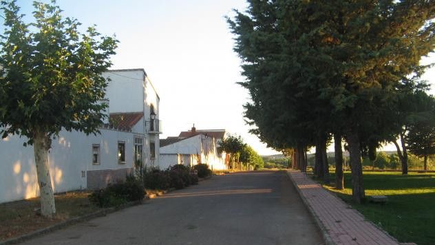 Una calle del municipio salmantino de Santa Teresa