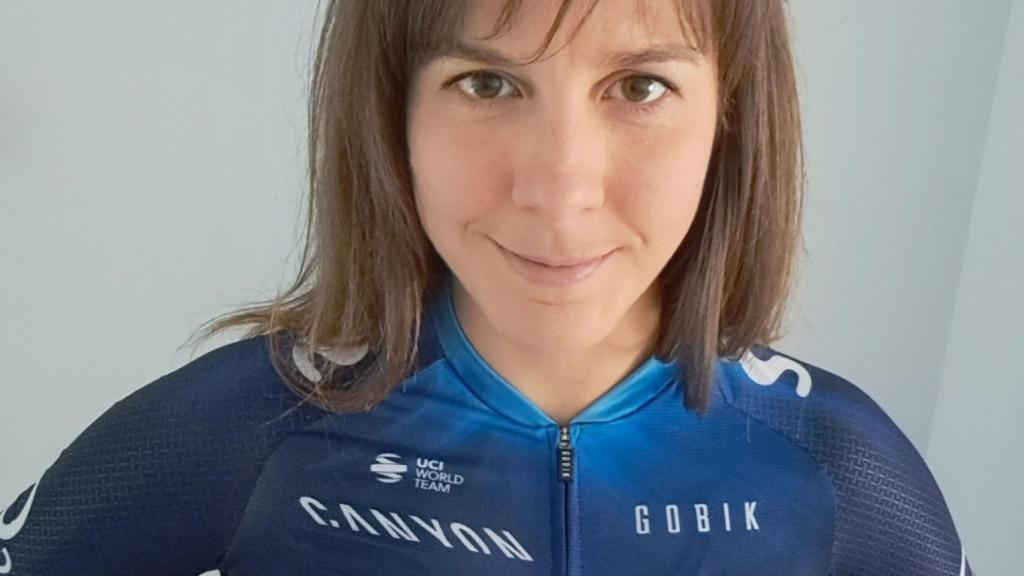Ana Dillana, ciclista del Movistar eTeam