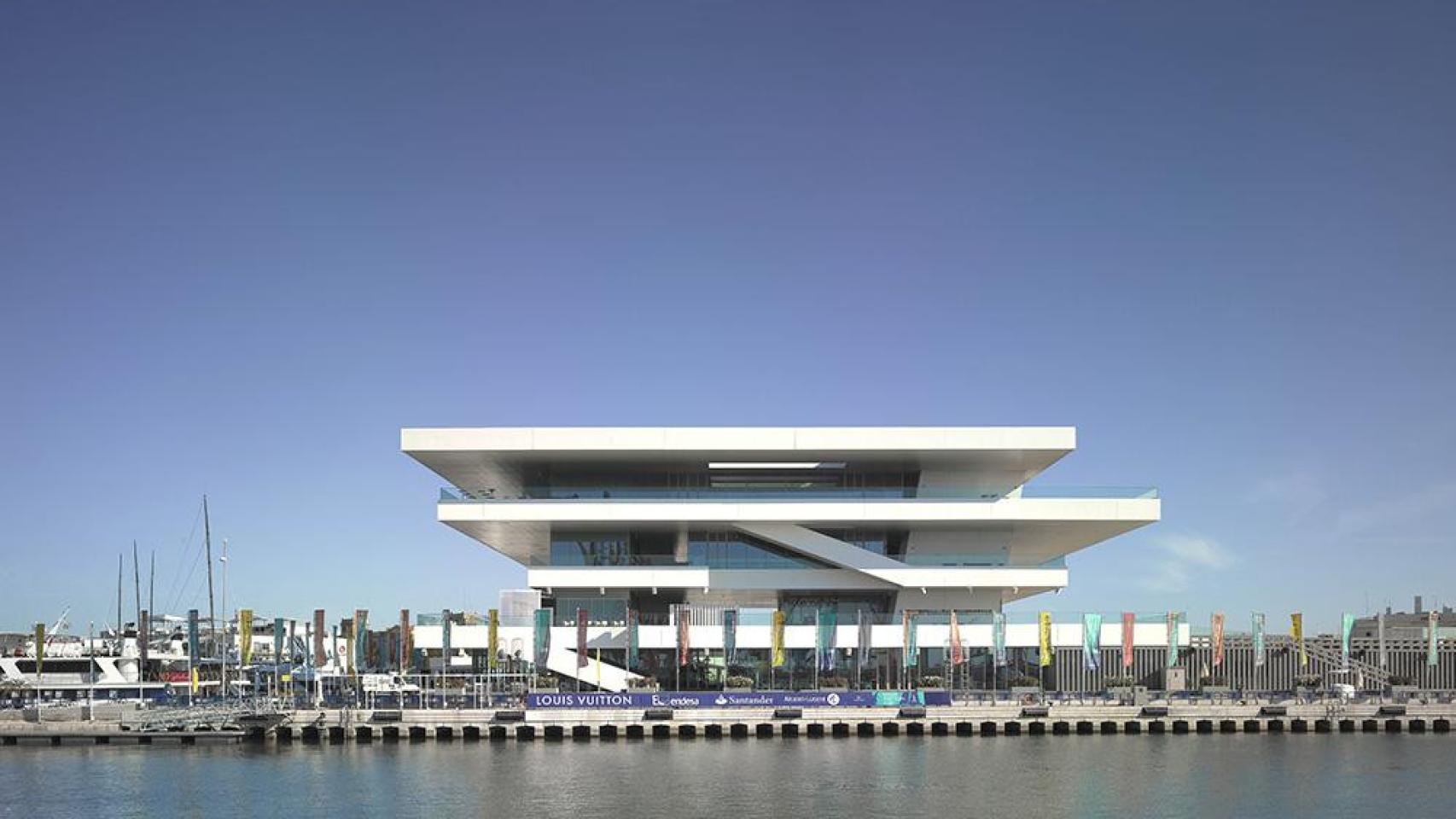 Edificio de la Copa América de Vela 'Veles e Vents'