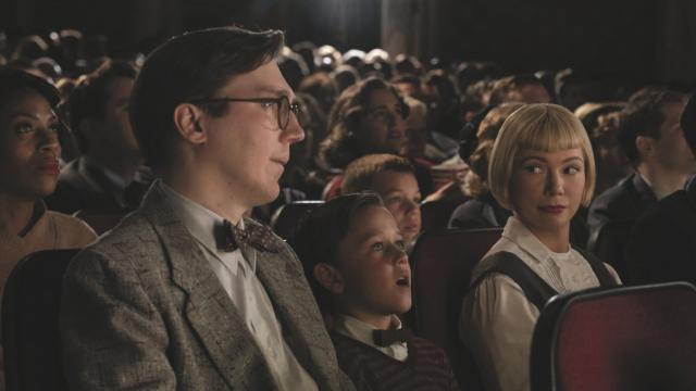 Paul Dano, Mateo Zoryan y Michelle Williams en 'Los Fabelman'