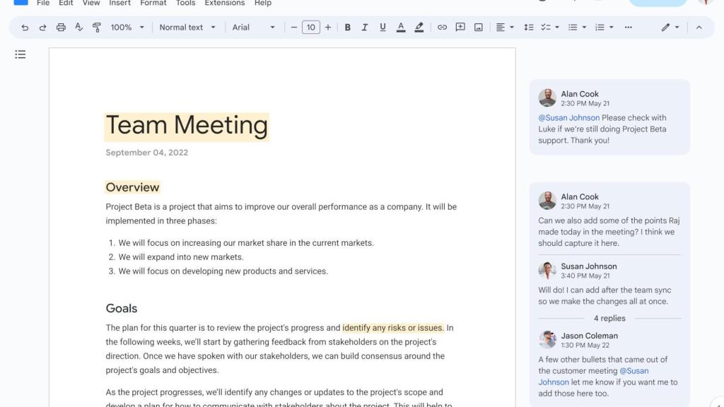 Nuevo Google Docs