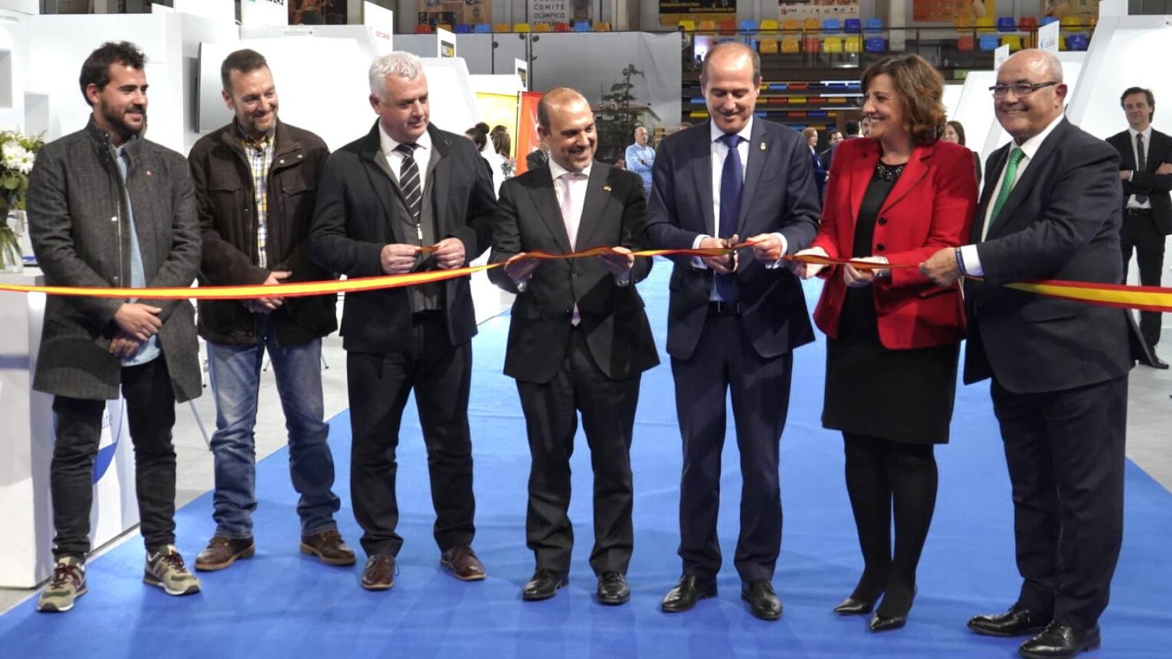 Inauguración de la II Feria Internacional 'Logistics Spain'. Foto: Ayuntamiento de Guadalajara.