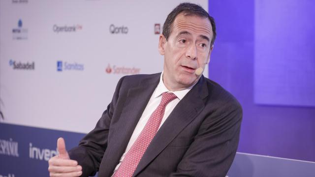Gonzalo Gortázar, consejero delegado de Caixabank, durante el III Observatorio de las Finanazas.