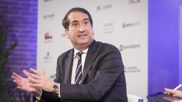 Peio Belausteguigoitia, CEO de BBVA España durante el III Observatorio de las Finanzas.