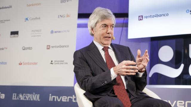Juan Carlos Ureta, presidente ejecutivo de Renta 4, durante el III Observatorio de las Finanzas de EL ESPAÑOL e Invertia.