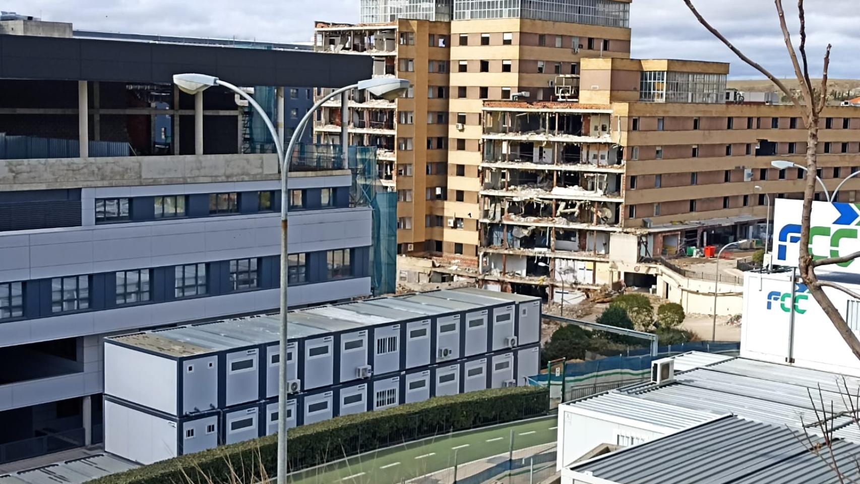 Demolición del Clínico de Salamanca