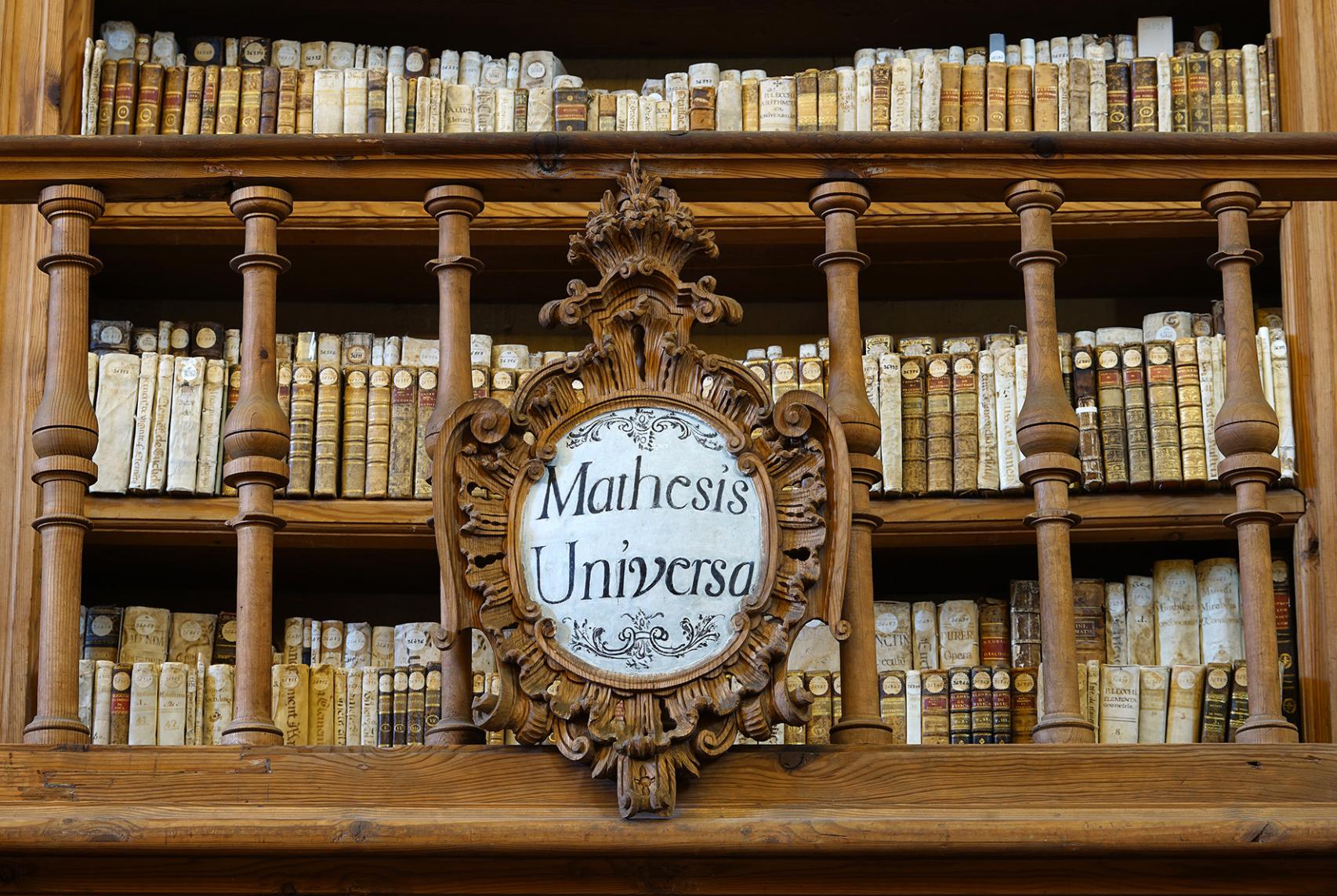 Detalle de la antigua librería