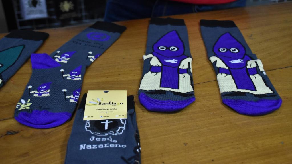 Calcetines dedicados a la Semana Santa de Zamora