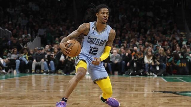 Ja Morant, en un partido con Memphis.