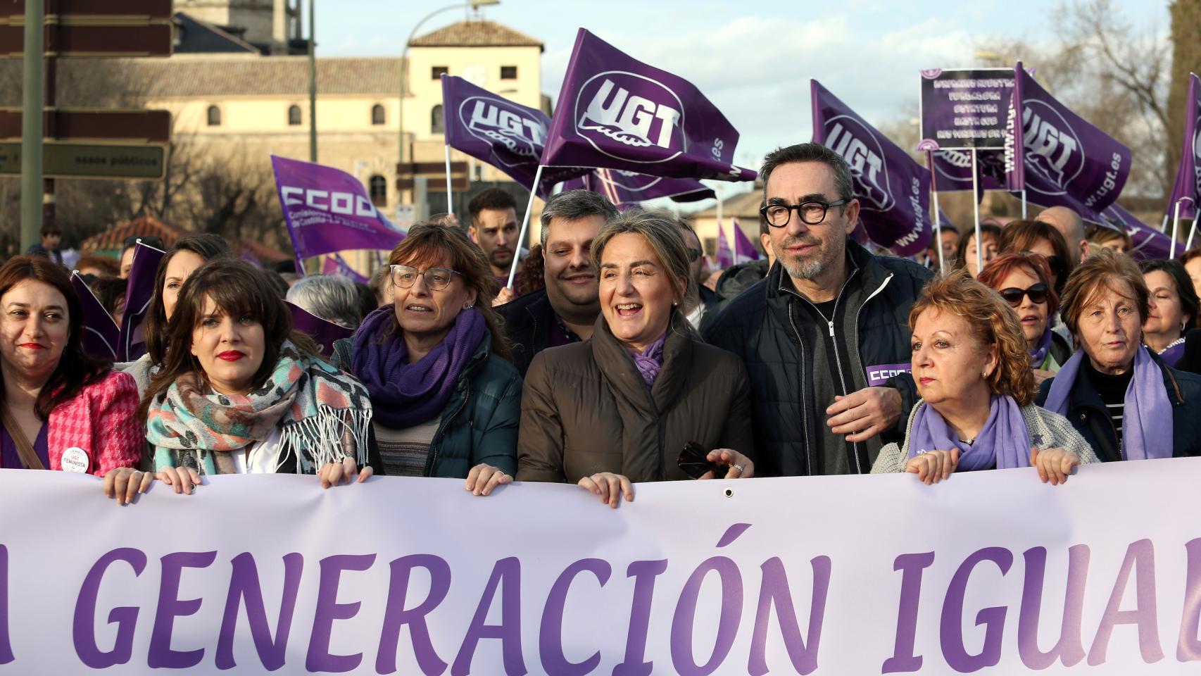 Manifestación por el 8M en Toledo. Foto: Óscar Huertas.