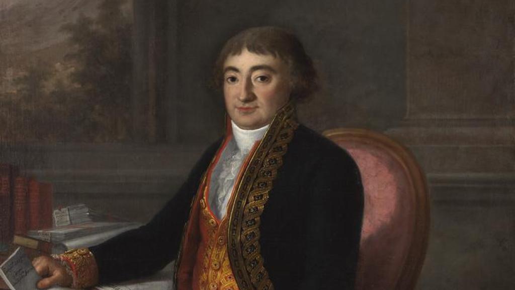 Retrato del primer conde de Cabarrús, pintado en 1798 por Esteve y Marqués.