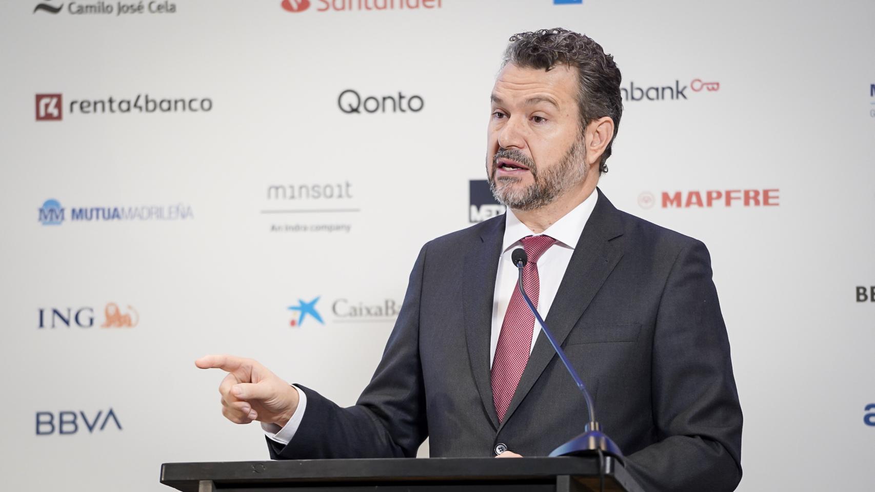El presidente de la Comisión Nacional del Mercado de Valores (CNMV), Rodrigo Buenaventura, en el III Observatorio de las Finanzas.