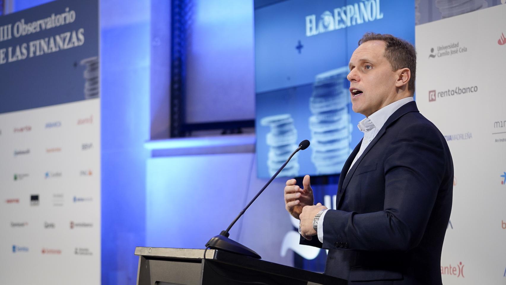 Daniel Lacalle, economista jefe de Tressis, en el III Observatorio de las Finanzas de EL ESPAÑOL-Invertia.