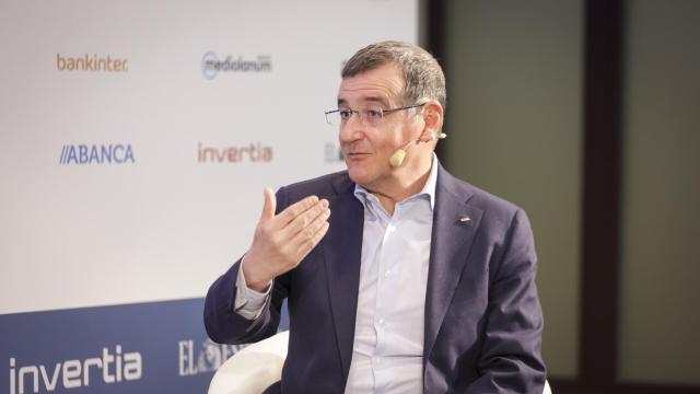 Francisco Hortigüela, director general de AMETIC, durante su intervención en la mesa mesa redonda 'La transformación digital en el ámbito financiero'; en la segunda jornada del III Observatorio de las Finanzas.