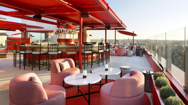 La terraza de Hard Rock Hotel.