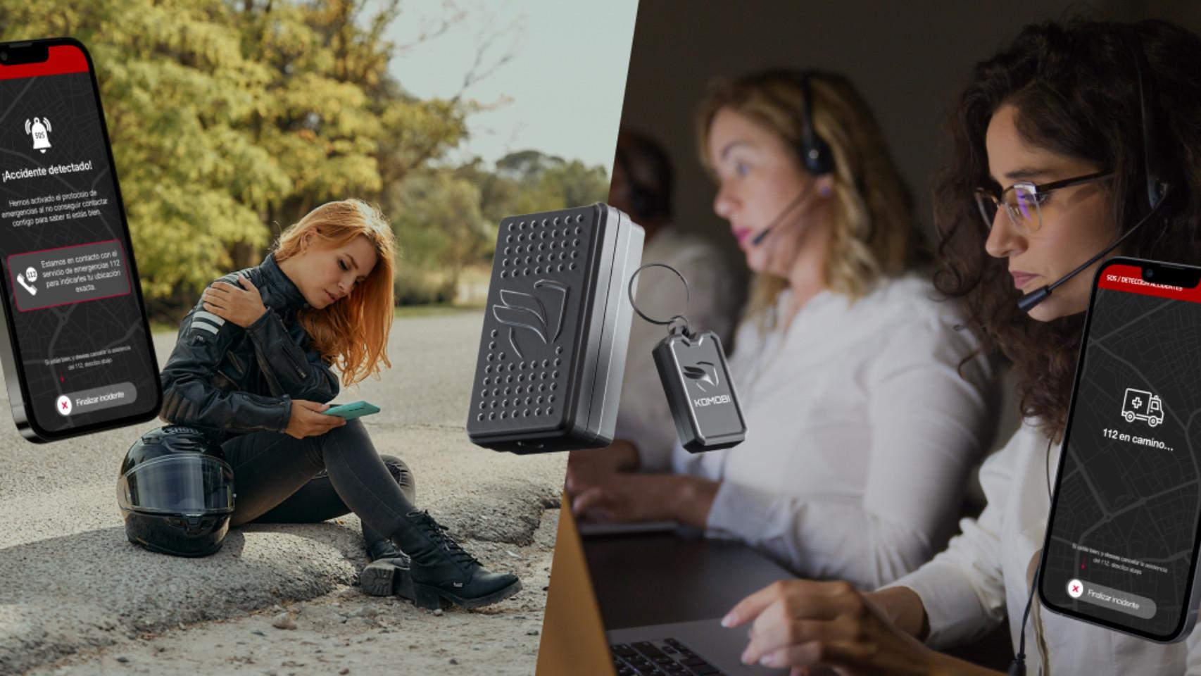 Así salvan vidas las mujeres de Komobi Life: detectan accidentes y avisan a emergencias
