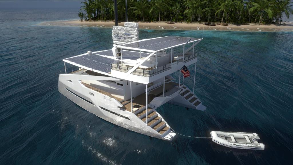 El ZEN50 cuenta con una embarcación auxiliar eléctrica