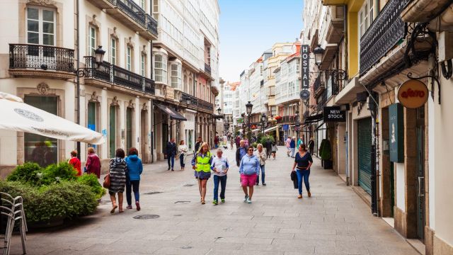 Imagen de archivo de la calle Riego de Agua en A Coruña