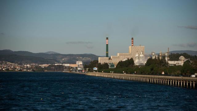 La biofábrica de Ence en Lourizán (Pontevedra).