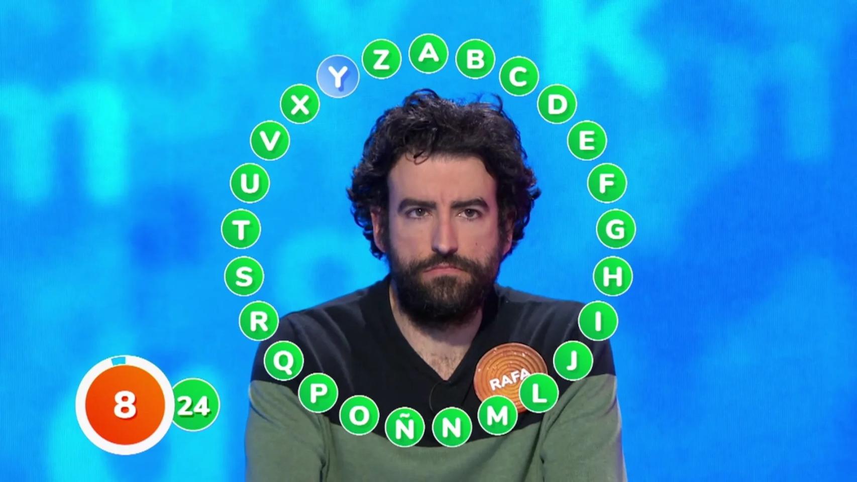 Rafa Castaño en ‘Pasapalabra’