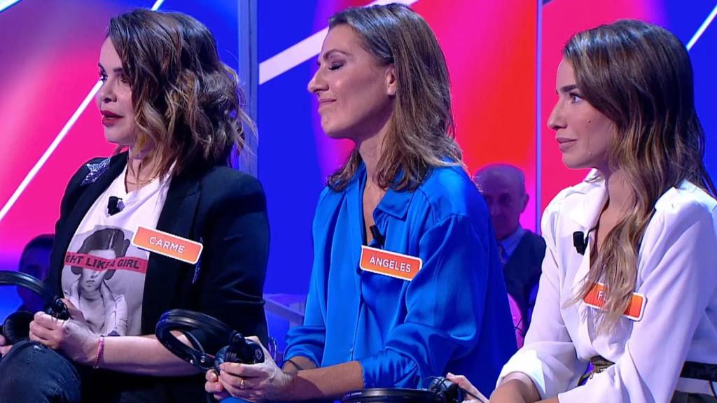 Ángeles Blanco, Carme Chaparro y Flora González  en ‘Reacción en cadena’