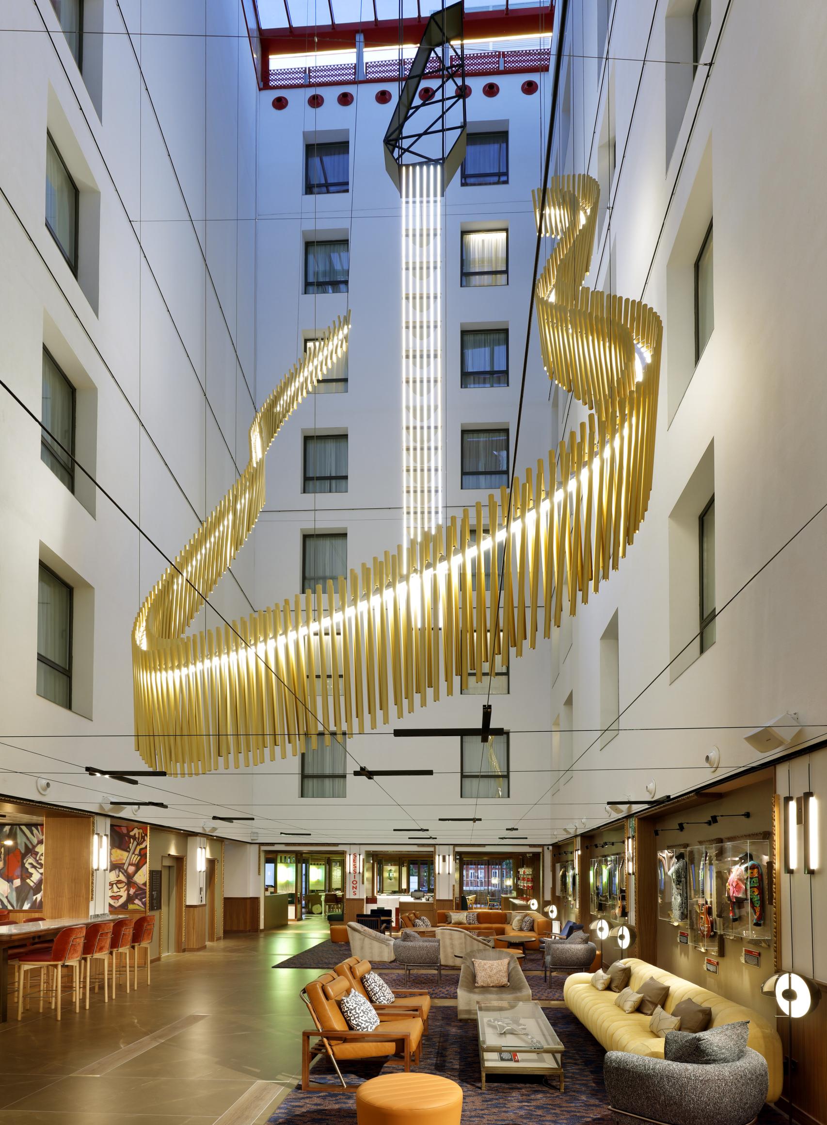 Entrada del Hard Rock Hotel de Madrid.