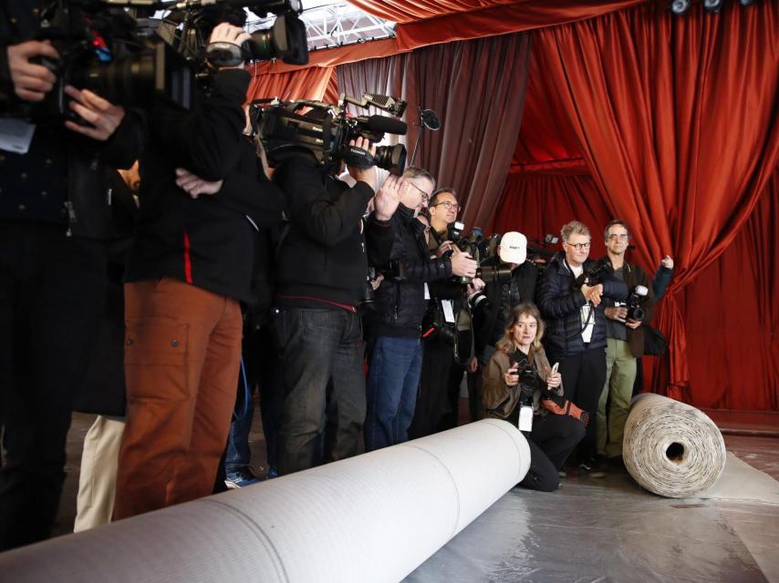 Imagen de los preparativos de la 95ª edición de los Oscar.