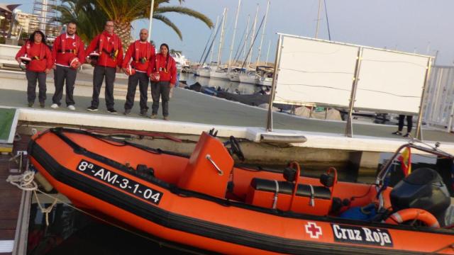 Imagen de archivo de una embarcación de Cruz Roja.