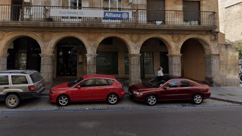 Calle Gran Vía, 59-61, donde estaba localizada el local de cultivo