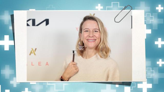 María de León en un montaje de El Español.