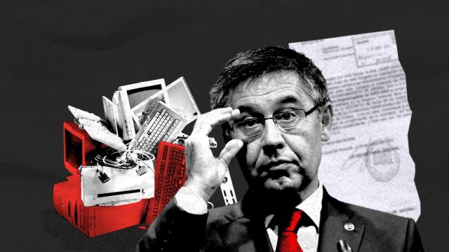 Josep Maria Bartomeu en un fotomontaje