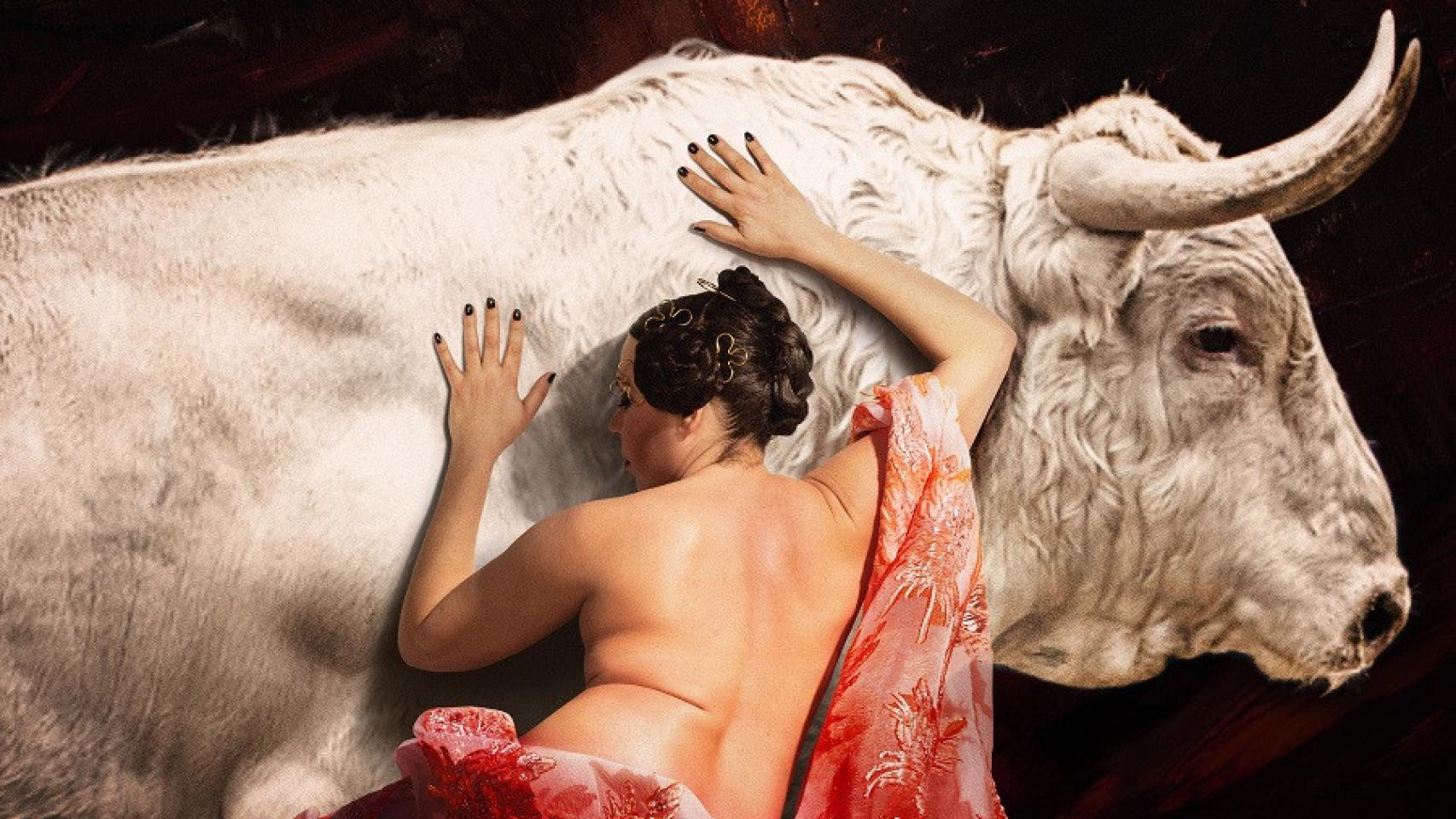 Fotomontaje inspirado en 'Coronada y el toro', de Francisco Nieva. Foto: Javier Naval