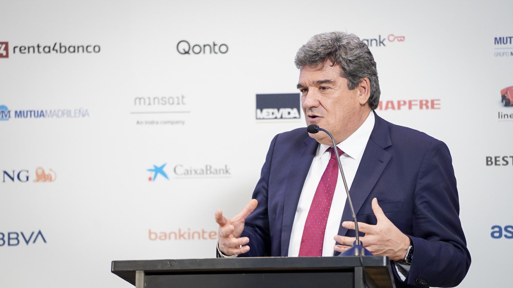 José Luis Escrivá, ministro de Inclusión, Seguridad Social y Migraciones, en la clausura del III Observatorio de las Finanzas.