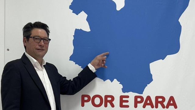 El candidato Ángel Jiménez