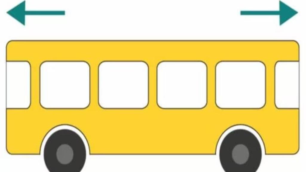 ¿En qué dirección va el autobús? Entrena tu mente con este acertijo.