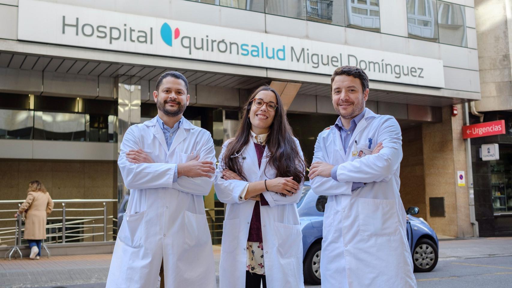 De izquierda a derecha: Ovidio Alonso, Marta Torres y David Pereira