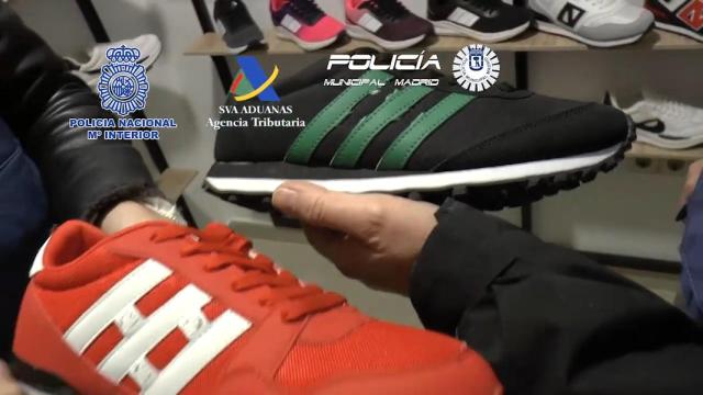 El vídeo de la intervención policial contra la falsificación