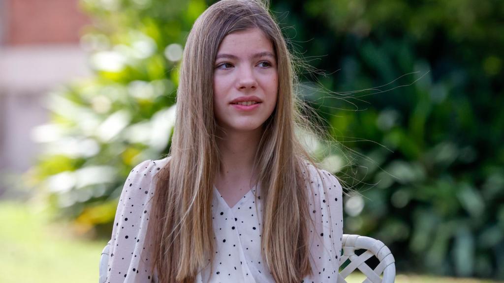 La infanta Sofía en un acto previo a los Premios Princesa de Girona 2022.