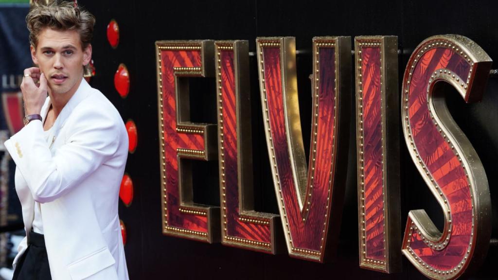 Austin Butler, en la 'premiere' de 'Elvis'.